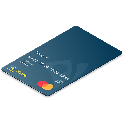 Floating virtual card